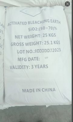 Bentonite the Activated Bleaching Earth Used to Refine Edible Oil