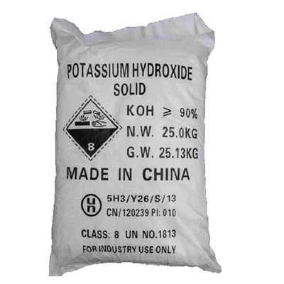 High Purity 90% Potassium Hydroxide /Caustic Potash/ KOH Flakes
