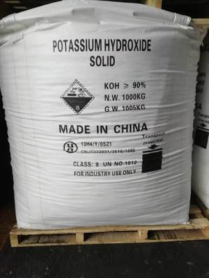 Hot Sale 90%min Industrial Grade White Flakes Potassium Hydroxide/Caustic Potash/KOH