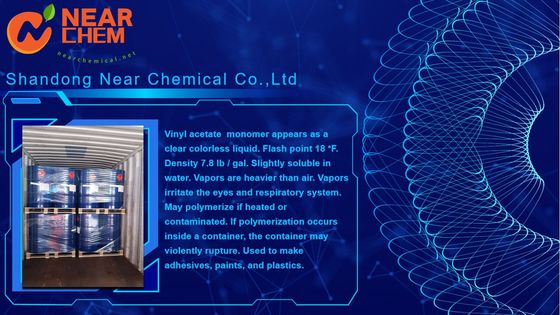 Promotional Factory Price Vinyl Acetate Monomer (VAM) CAS No. 108-05- 4 C4h6o2 for Coatings and Adhesives