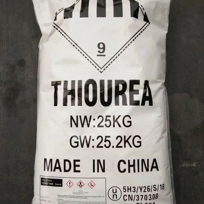 China Factory Direct Supply High Purity 99% Thio Urea Thiourea Chemical Organic Intermediate As Floatation Agent