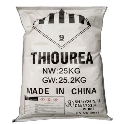 CAS NO.62-56-6 Factory-direct Thio Urea Thiourea 99% Chemical White Crystal Powder/fertilizer Used for Mining