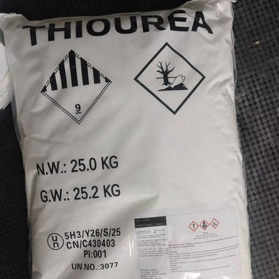 Factory-Direct 99% CAS NO.62-56-6 Thiourea White Crystal Organic Intermediate Powder for Mining