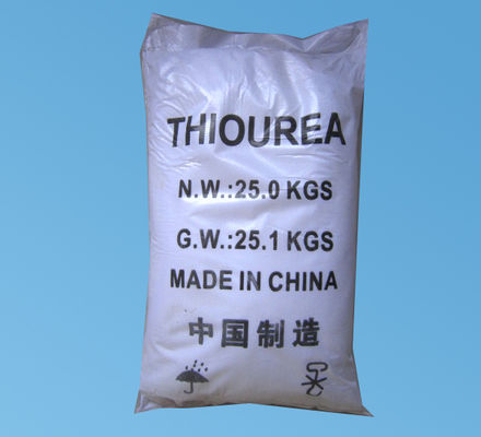 99% Pure 62-56-6 Thiourea Organic Intermediate Powder White Crystal Factory Direct Supply for Mining Agrochemicals