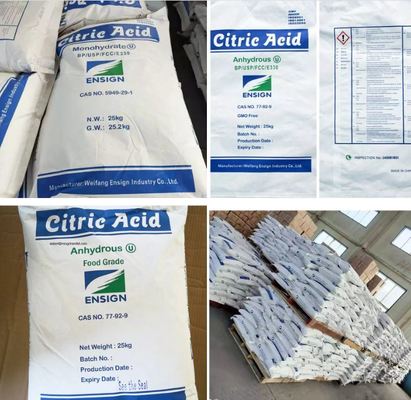 High Quality Anhydrous Citric Acid CAS No. 77-92-9 on Stock