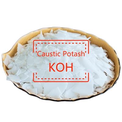 White Flakes of 90% 95% Purity Koh Potassium Hydroxide/ CausticPotash with Prompt Delivery