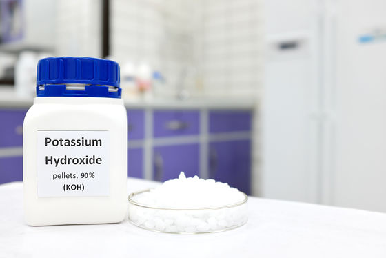 KOH Potassium Hydroxide 90% Pellets CAS NO 1310-58-3  Potash Flakes With High Purity
