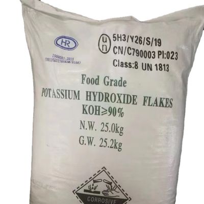 KOH Potassium Hydroxide 90% Pellets CAS NO 1310-58-3  Potash Flakes With High Purity