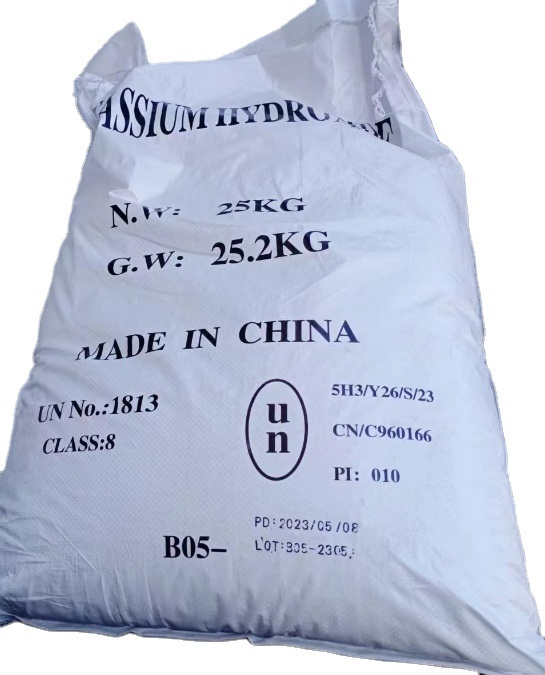 Hot Sale 90%min Industrial Grade Top Quality CAS 1310-58-3 90% KOH Potassium Hydroxide/Caustic Potash/KOH