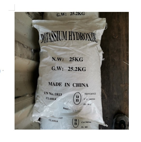90%min 95%min CAS 1310-58-3 KOH/ / PotassiumHydroxide Used As  Desiccant, Absorbent, Potassium Soap