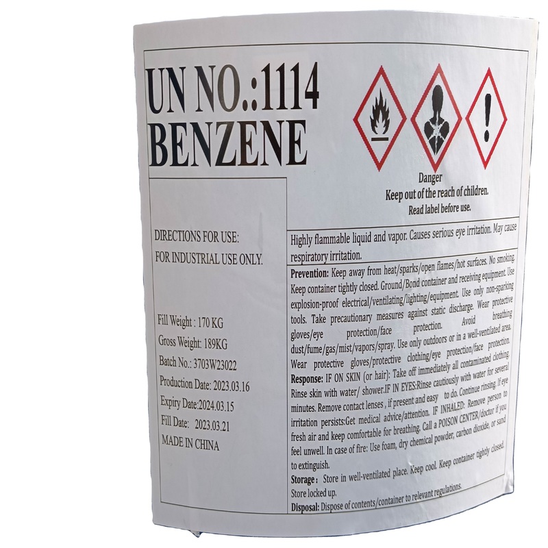 Best Price  CAS NO.71-43-2 99.8%Min Pure Benzol/  Benzene With Prompt Delivery